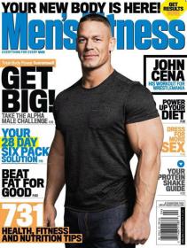 Men's Fitness USA -John Cena His Workout For WrestleMania (April 2013)