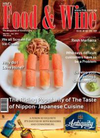 Food & Wine - The Rising Popularity of The Taste of Nippon-Japanese Cuisine (March,April 2013)