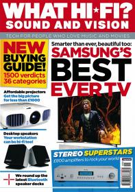 What Hi-Fi Sound and Vision - SAMSUNGs Best Ever TV Smarter Than Ever Beautiful Too (May 2013)