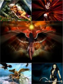 30 Sexy Fantasy Mythical Girls 3D Wallpapers