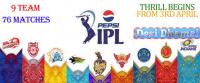 Pepsi IPL 6 2013 - Match 1 to 3