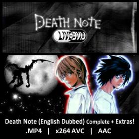 Death Note (English Dubbed) TV Complete + Extras