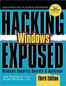 Hacking Exposed Windows Microsoft Windows Security Secrets and Solutions Ebook