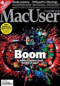 MacUser UK - BOOM Is Adobe Creative Cloud The End of APPS (July 2013)