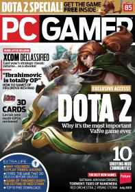 PC Gamer UK - Exclusive DOTA 2 + 10 Undying Mod Communities & 3D Cards (July 2013)
