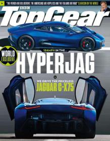 BBC Top Gear Magazine UK - World Exclusive HyperJag - Jaguar C-X75 (July 2013)