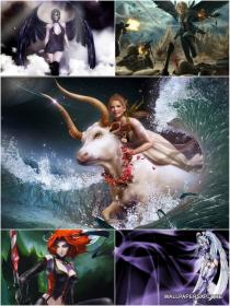 30 Sexy Fantasy Mythical Girls 3D Super Wallpapers