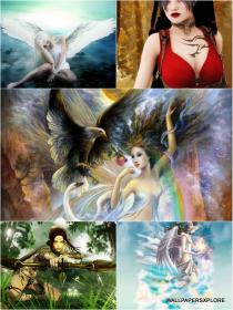 30 Sexy Fantasy Mythical Girls 3D Super Wallpapers