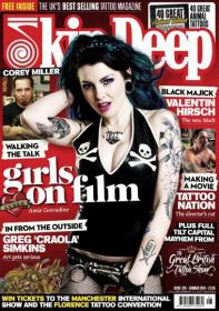 Skin Deep Tattoo Magazine - Walking the talk The Girls on Film (Summer 2013)