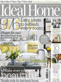 Ideal Home UK - 976 Fresh Ideas to Refresh Every Room + More Ideas, Tips & More Style (September 2013)