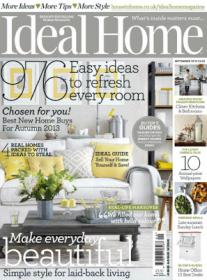 Ideal Home UK - 976 Easy Ideas to Refresh Your Room (September 2013)