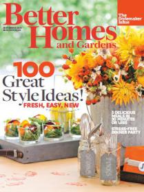 Better Homes and Gardens - 100 Great Style Ideas Fresh  Easy  New (September 2013 (True PDF))