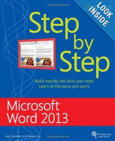 Microsoft Office 2013 Step by Step eBooks Collection