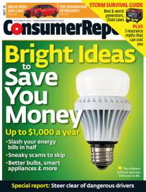 Consumer Reports - Bright Ideas to Save Your Money upto 1000 USD a Year Plus Slash Your Energy Bills in Half (October 2013 (USA))