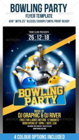 GraphicRiver Bowling Party Flyer Template(malestom)