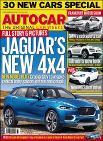 Autocar UK - 30 New Cars Special Plus Jaguar's New 4 X 4 (11 September 2013 (True PDF))