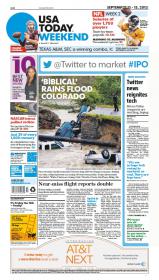 USA Today Weekend Edition - Sept 13-15 2013