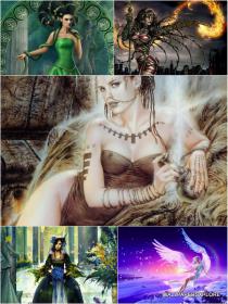 30 Sexy Fantasy Mythical Girls 3D Super HD Wallpapers