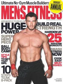 Men's Fitness - Huge Power SUper Hero Pecs (November 2013  AU)