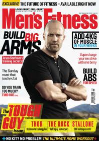 Men's Fitness UK - Jason Statham's Secret to Build Big Arms (December 2013)