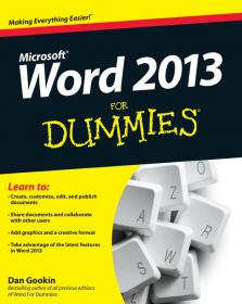 Word 2013 For Dummies (PDF) - Feb 2013