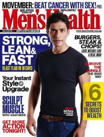 Men's Health - Get Strong, Lean and FAST Blast FLAB in 18 Days (November 2013 (Malaysia ))