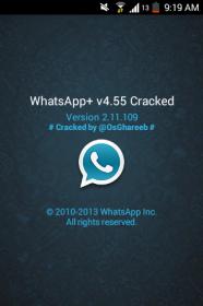 Whatsapp+ v4 55 Donated (Hide online status enabled) [=Rahil=]
