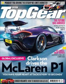 BBC Top Gear Magazine UK - Clarkson Drives the McLaren P1 (December 2013)