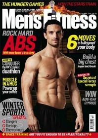 Men's Fitness UK - Rock Hard ABS and 6 Moves for a Bulletproof Body (January 2014)