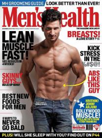 Men's Health India - Best New foods For Men+8Ways to never Get Bald+ Lean Muscle Fast! (December 2013)