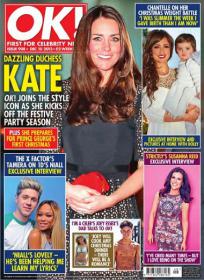 OK' First for Celebrity News - Dazzling duchess Kate +The X factor's Tamera on 1D's niall(10 December 2013)