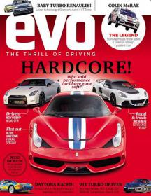 Evo UK - The Thhrill of Driving Who Said Preformance  cars have gone Soft (January 2014)