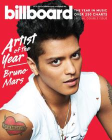 Billboard Magazine - Artist of The Year Bruno mars (21 December 2013)