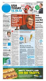 USA Today - December 18 2013