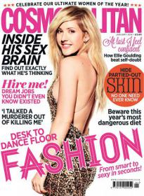 Cosmopolitan UK - Inside His Sex Brain +Hide Partied Out Skin No One Need Ever Know(January 2014)