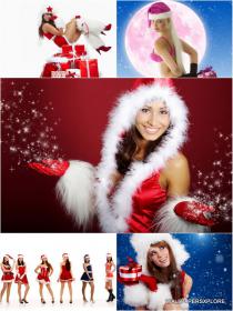 20 Christmas Sexy Girls Super HD Wallpapers