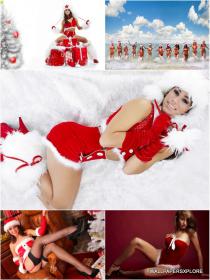 20 Christmas Sexy Girls Super HD Wallpapers