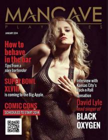 Mancave Playbabes - How to Behave in the Bar  (January 2014)