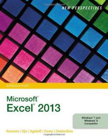 New Perspectives on Microsoft Excel 2013, Introductory