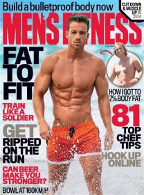 Men's Fitness Australia - Fat to Fit + Train Like a Soldier + Get Ripped on the Run (February 2014)
