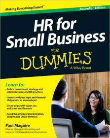 HR For Small Business For Dummies - The small business owner's guide to making human resources easy