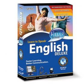 Learn to Speak English Deluxe v10 DVD-ROM + Audio CDs & Workbook