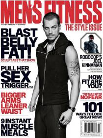 Men's Fitness USA - Blast Belly Fat Sculp ABS That Show (March 2014)
