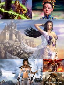 30 Sexy Fantasy Mythical Girls 3D Super HD Wallpapers