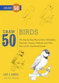 Draw 50 Birds + The Step-by-Step Way to Draw Chickadees, Peacocks, Toucans, Mallards, and Many More of Our Feathered Friends