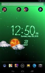 Weather Live Wallpaper v2.4.2 - This 3D Weather Live Wallpaper have awesome weather animations, show temperature and weather forecast up to 7 days