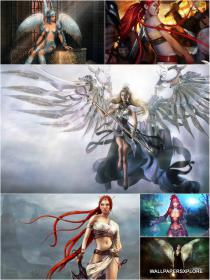 30 Sexy Fantasy Mythical Girls 3D Super HD Wallpapers