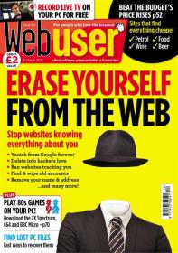 Webuser - ERASE YOURSELF FROM THE WEB + FIND AND RECOVER LOST PC FILES (21 March 2013)