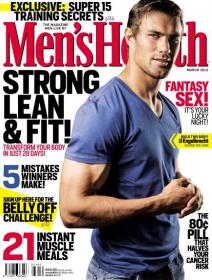 Men's Health SA - STRONG, LEAN & FIT IN JUST 28 DAYS ! + 21 INSTANT MUSCLE MEALS (March 2013)