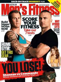 Men's Fitness   - Build Bigger Biceps NOW ! + WHY HYBRID LIFTS TORCH MORE FAT ! + HOME GYM (April 2013)